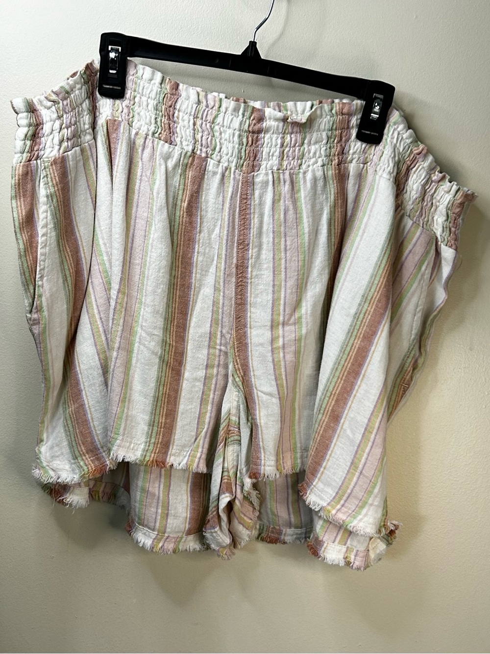 New Multi-Colored Striped Shorts